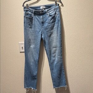 PAIGE Light Blue Ankle Jeans